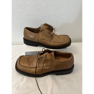 Vero Cuoio Lav Artigiana Aldo Tan Leather Oxfords Mens Size 43 Shoes Italy US 10